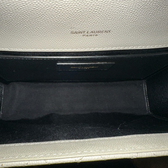 YSL Envelope medium quilted textured-leather shoulder bag - Picture 5 of 7
